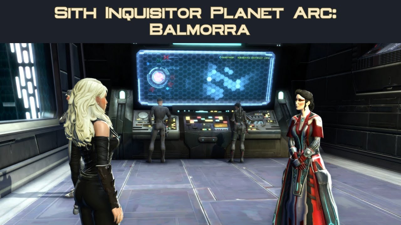 [SWTOR] Sith Inquisitor Arc Balmorra YouTube