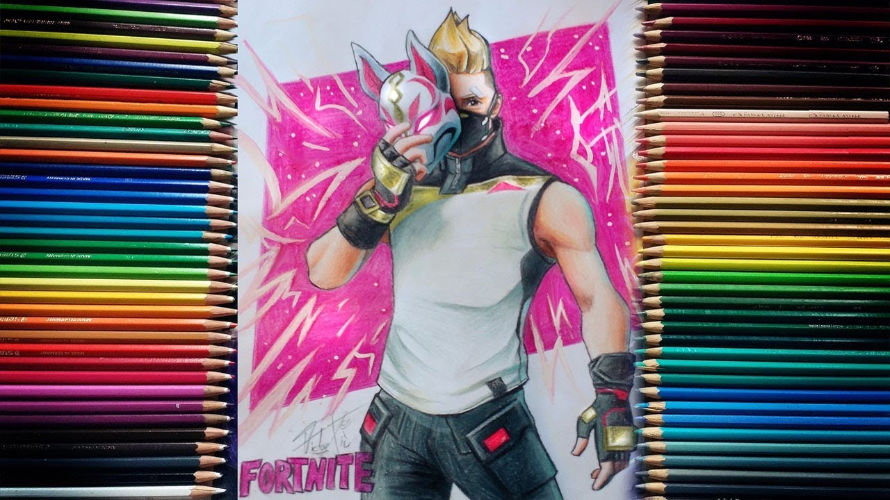 desenhando atemporal fortnite drift fortnite - desenhos do fortnite para desenhar