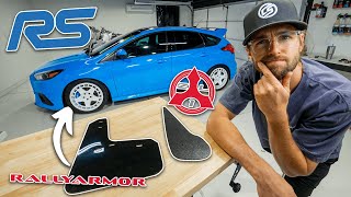 Installing Mud Flaps AND Rock Guards on my Focus RS!