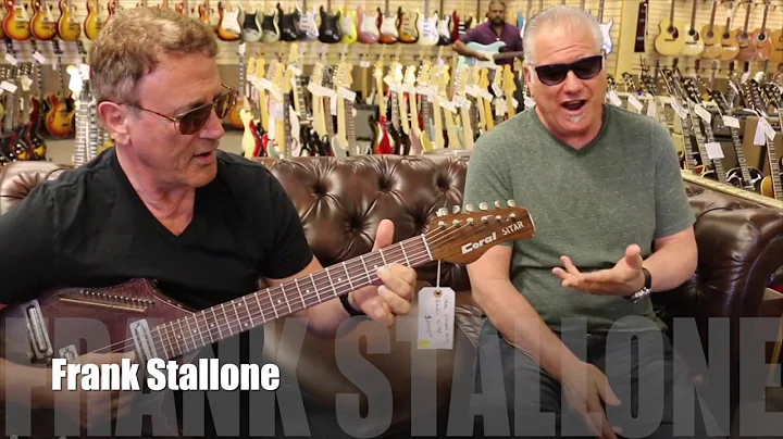 Frank Stallone playing a Coral Electric Sitar here...
