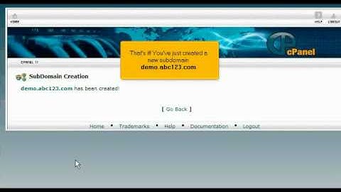 WebHosting Break Presents: Creating Subdomains in cPanel