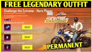 BGMI CHALLENGE THE EXTREME NEW EVENT😍 | GET LEGENDARY OUTFIT FREE | PLAY 125 MATCHES EASILY