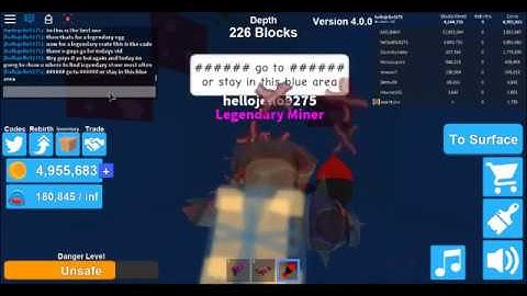 Where to find legendary stone the most (mining simulator Roblox)