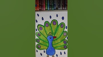 peacock drawing| peacock drawing easy #drawing #shorts #viral #shortsfeed