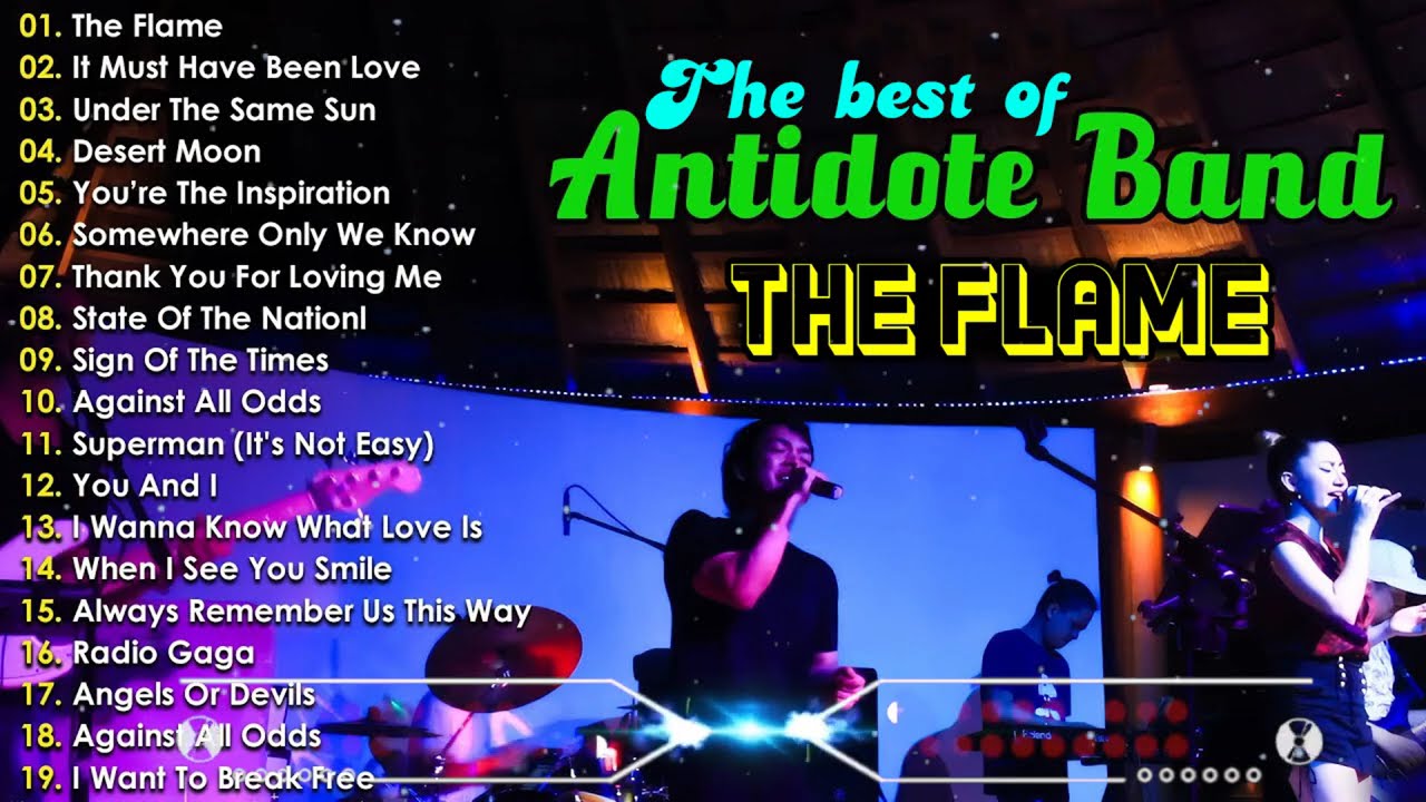 Antidote Band Nonstop Slow Rock Playlist 2025 | Top Oldies Cover Hits Songs Of The Flame 2025