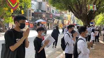 Sĩ tử cầu may trước ngày thi tốt nghiệp THPT năm 2021 | HANOITV