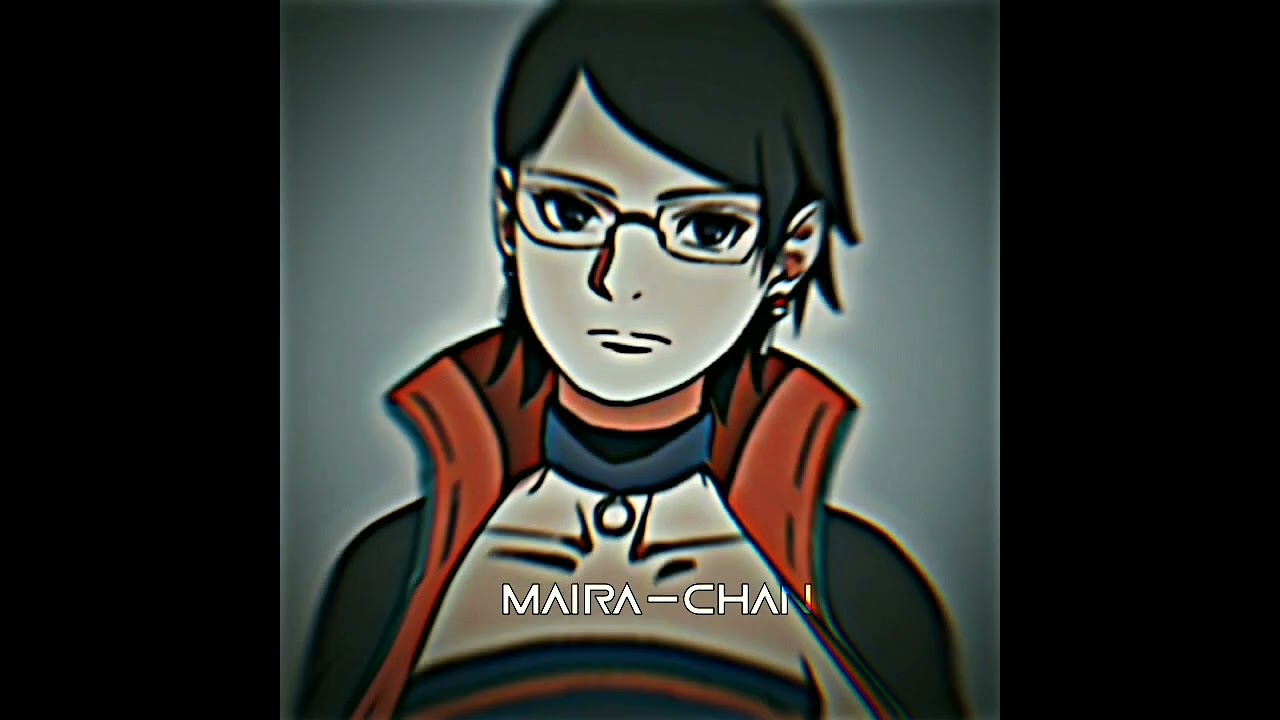 nya ～ on X: Quick fanart of Uchiha Sarada ✨ (without glasses) #Procreate  #digitalart #BORUTO  / X