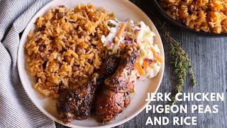 JERK CHICKEN, PIGEON PEAS AND RICE | Jehan Can Cook by Jehan Powell 4,847 views 2 years ago 3 minutes, 5 seconds