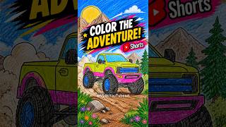 Monster Truck Color Challenge! 🚙🎨 Can You Guess the Final Colors? #shorts 6 party 🎶