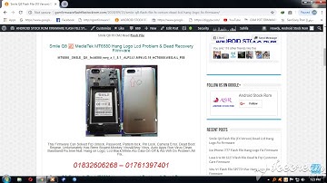 Smile Q8 FX Version | Lcd Fix |Flash File | Dead Recovery| Hang Logo Fix | Firmware