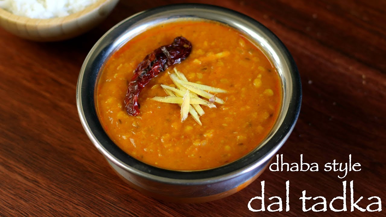 dhaba style dal tadka recipe | how to make dal fry tadka dhaba style recipe | Hebbar Kitchen