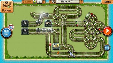 Train Line Maze Game - Train Game - Android Gameplay #1399