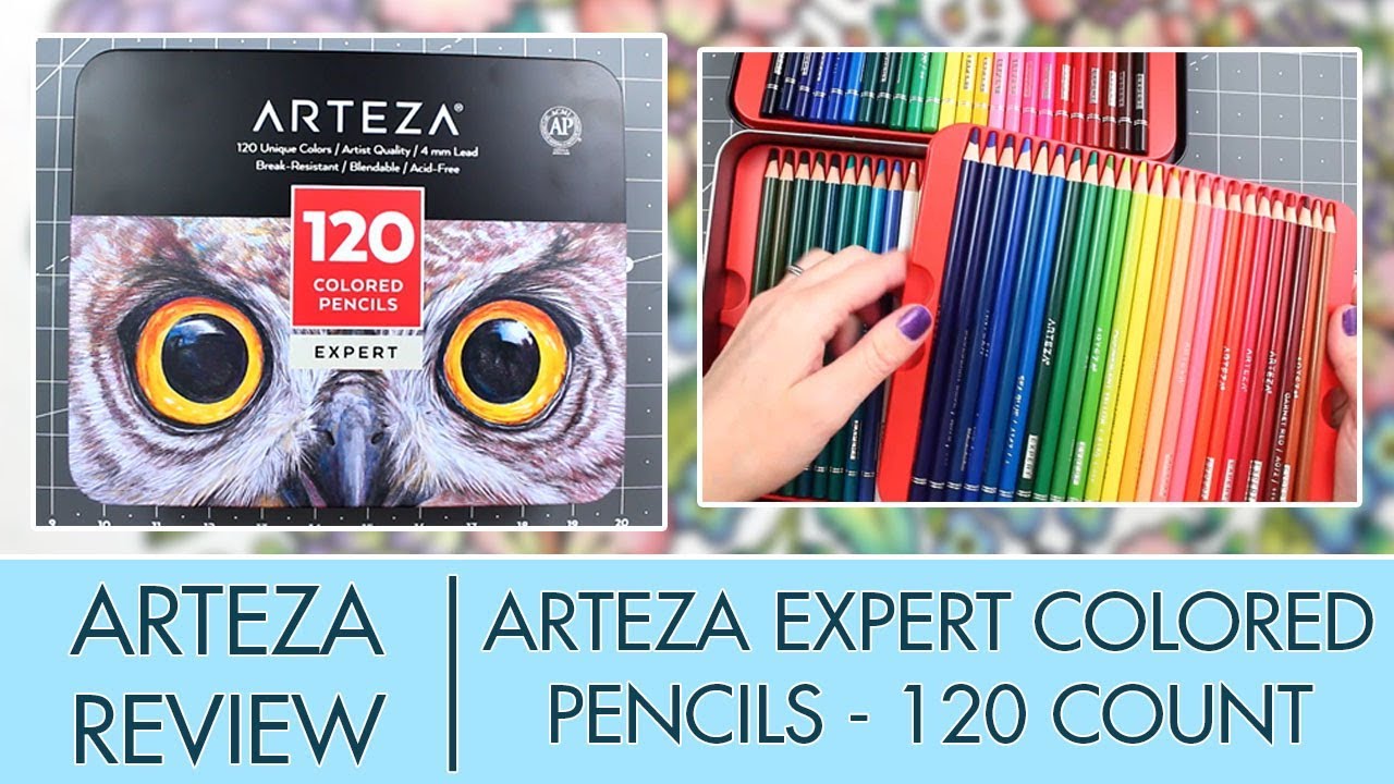 Arteza 120 Count Set Colored Pencil Review 