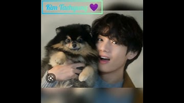 kim Taehyung💜 and Kim Yeontan💜 #kimtaehyung #thv #v #yeontan #btsshorts #btsarmy #bts #btsv #btsedit