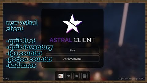 New client [astral client] New mods and more