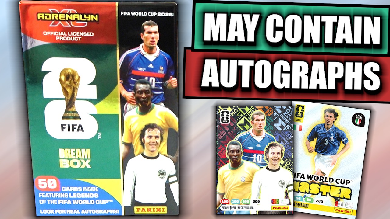 WORLD CUP AUTOGRAPH? Panini Adrenalyn XL WORLD CUP 2026 Dream Box Opening | Exclusive Legend Cards