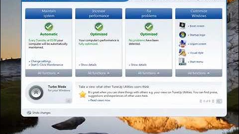 Tune Up Utilities Video Review