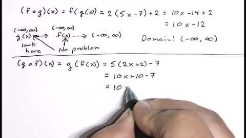 College Algebra - Function Composition 2.3