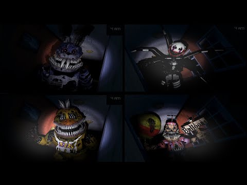 FNaF 4 but the Nightmare Animatronics don't scare you anymore