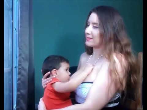 Breastfeeding tutorial My breastfeeding video for the first time Mom breastfeed her breast milk