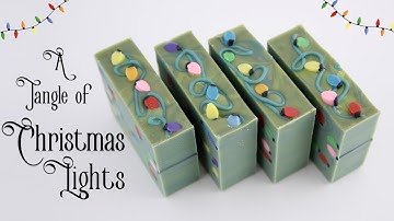 Christmas Lights Holiday Cold Process Soap