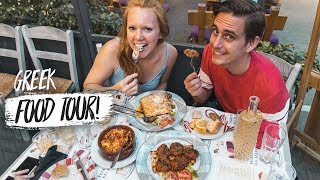 Greek Food Tour  8 Foods You HAVE to Try in Athens, Greece! (Americans Try Greek Food)