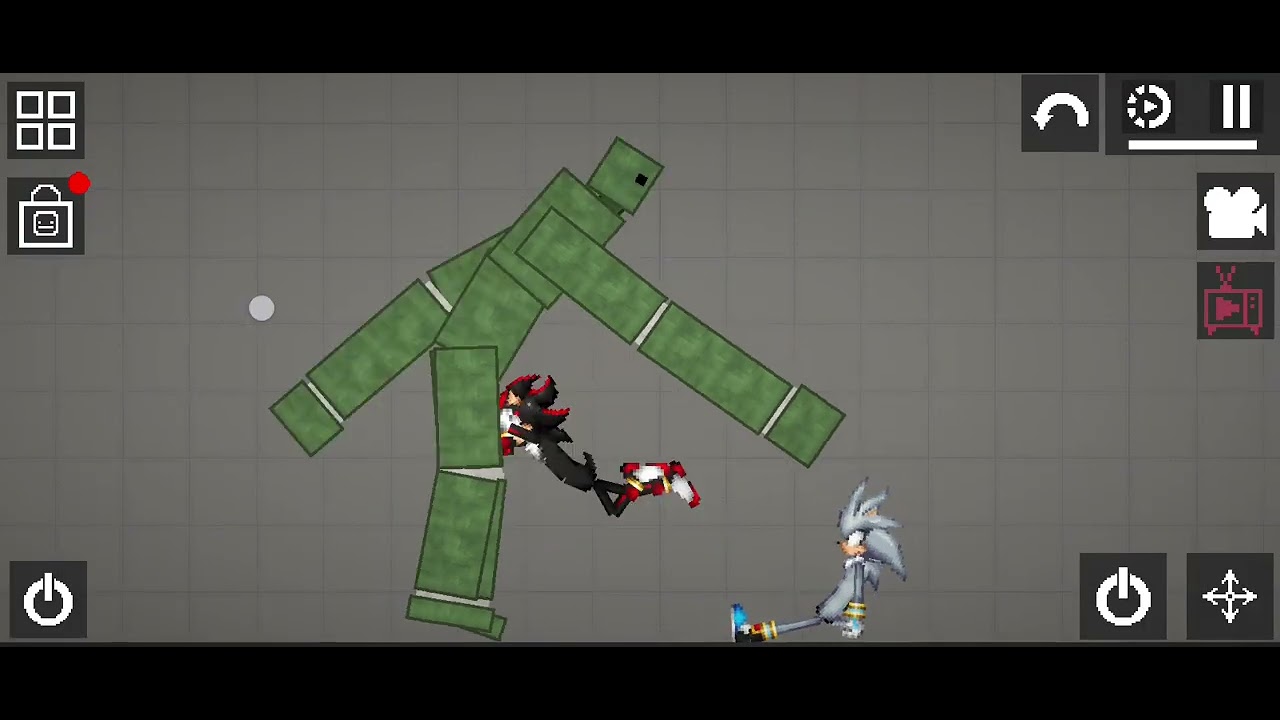 Team Sonic versus giant melon