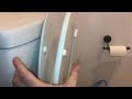 Fixing a toilet seat that falls down easy fix