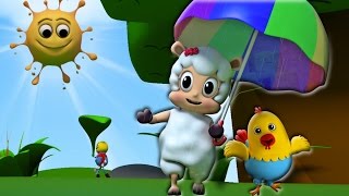 มีฝนมีฝนจากไปเสีย | เด็กสัมผัส | Nursery Rhyme | 3D Kids Poetry | Song For Kids | Rain Rain Go Away