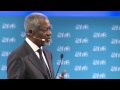 Kofi Annan - The One Young World Summit 2014