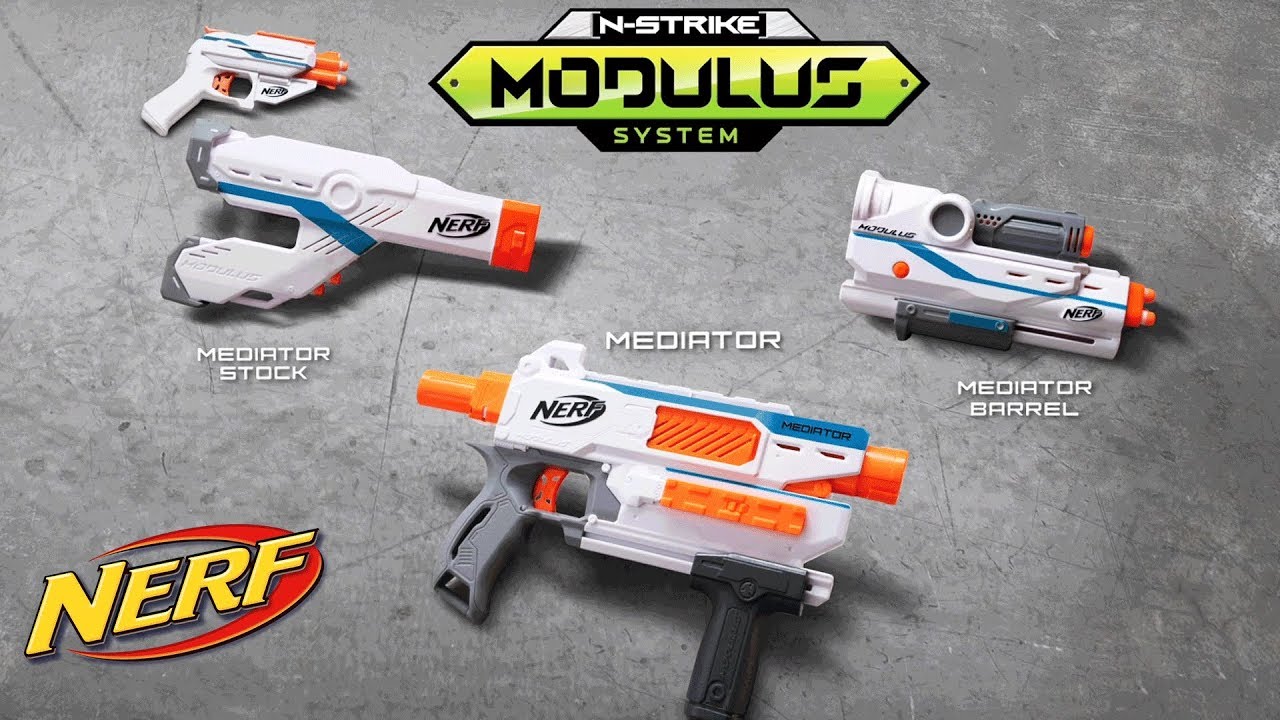 sorg bryst måske NERF - 'Modulus Mediator Blaster & Firepower Upgrade Kits' Official TV  Bumper - YouTube