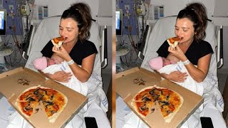 Lucy Mecklenburgh shares intimate breastfeeding snap moments after giving birth
