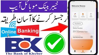 Khyber bank app registration | how to register the Bank of Khyber mobile app | kahyber bank app screenshot 2