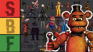 Ranking EVERY Animatronic in Five Nights at Freddy’s (PART 1)