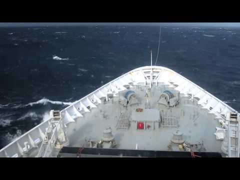 Crazy Monster wave hits cruise ship