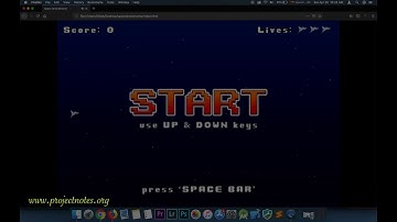 Space Droid Shooter Game In Javascript || ProjectNotes