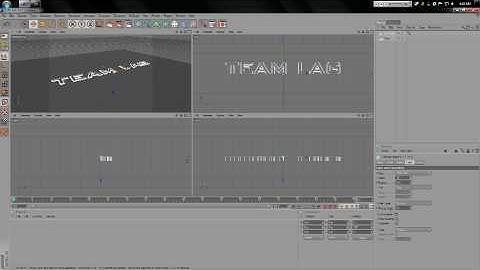Cinema 4d Tutorial: Basic 3d Text