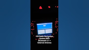 VW Radio Navigation System MFD Bluetooth Modded