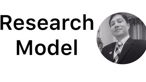 Research Methods, research model, Lecture # 8 Dr. Zia