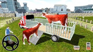 Farm Animal Truck Driving Transport Simulator - Android Gameplay screenshot 5