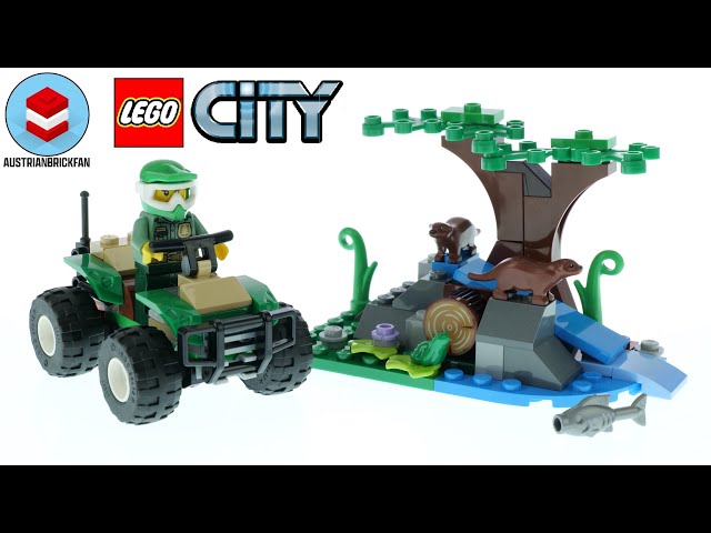 LEGO City 60394 ATV and Otter Habitat - LEGO Speed Build Review - YouTube