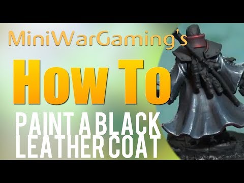 How To: Paint a Black Leather Coat