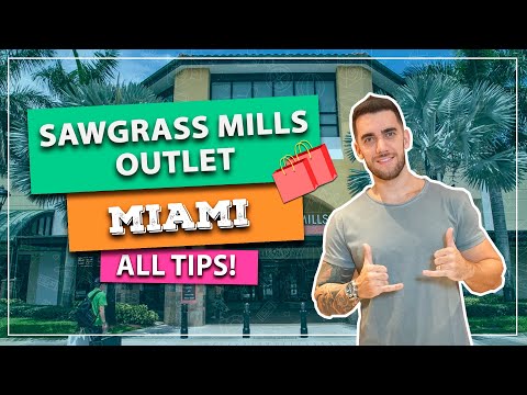 Sawgrass Mills - grandiose outlet mall in Florida 4K 