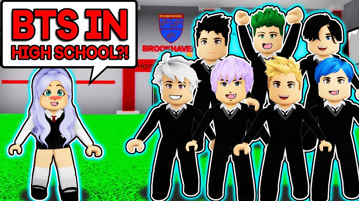 BTS IN HIGH SCHOOL (Roblox Brookhaven Rp )