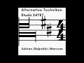 Alternative techniken tude 24tet