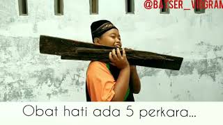 Obat hati ada 5 perkara #bocahkreatif