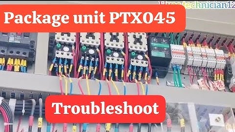Zamil Package Unit PTX045 troubleshoot #zamil #packageunit