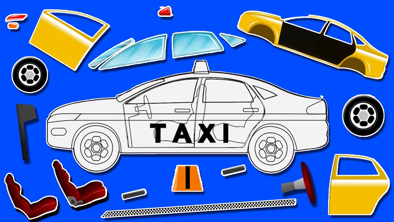 Taxis  formation et utilisations  jeux de rflexion pour les enfants  apprendre les couleurs