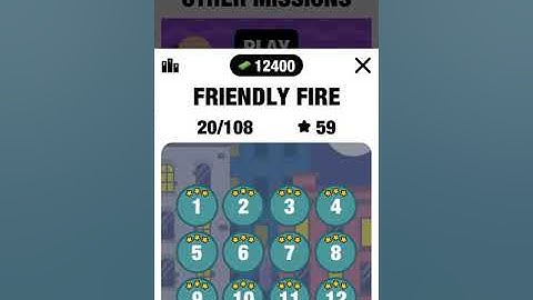 Mr.Bullet Friendly fire🔥 level 1-15 walkthrough in only 1 bullet