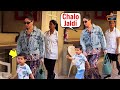 Bebo with naughty nawab  jeh in bandra  biscoottv bollywood subscribe entertainment